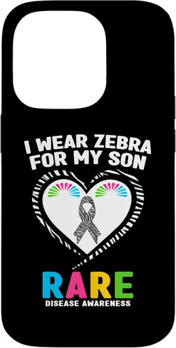 Vista 17 de I Wear Zebra for My Son Rare Disease Awareness Day 2026 Case for iPhone 17