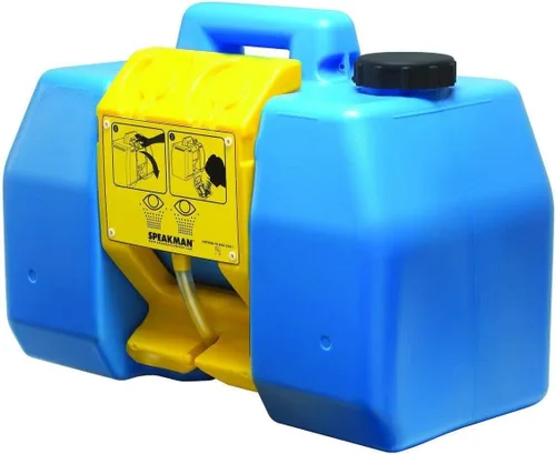Vista 2 de Speakman SE-4400 GravityFlo Lavaojos portátil de emergencia de 9 galones, azul