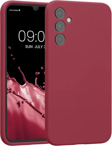 Vista 9 de kwmobile Funda compatible con Samsung Galaxy A13 4G - Funda delgada de silicona TPU - Acabado suave al tacto - Amarillo radiante