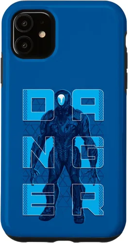 Vista 5 de Carcasa azul para iPhone 14 Danger Will Robinson