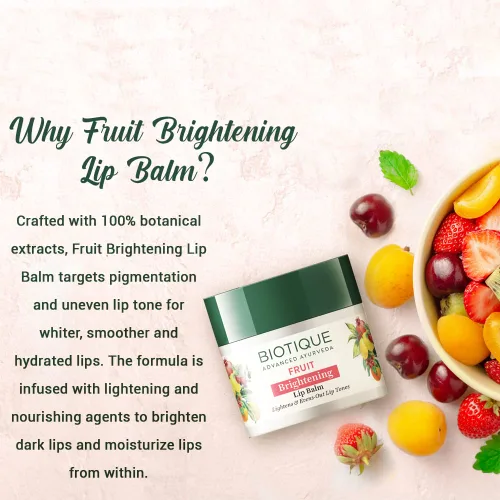 Vista 5 de Bálsamo labial, blanco BIO FRUIT