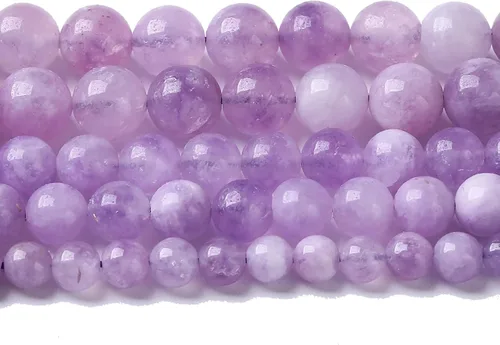 Vista 265 de 100 cuentas de piedra multicolor natural de 0.236 pulgadas (0.236 in), cuentas espaciadoras sueltas redondas para hacer pulseras, collares, aretes
