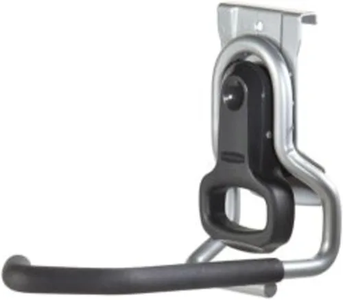 Vista 10 de Rubbermaid FastTrack - Organizador de garaje multiusos, capacidad de 50 libras, sistema de almacenamiento montado en la pared de níquel satinado
