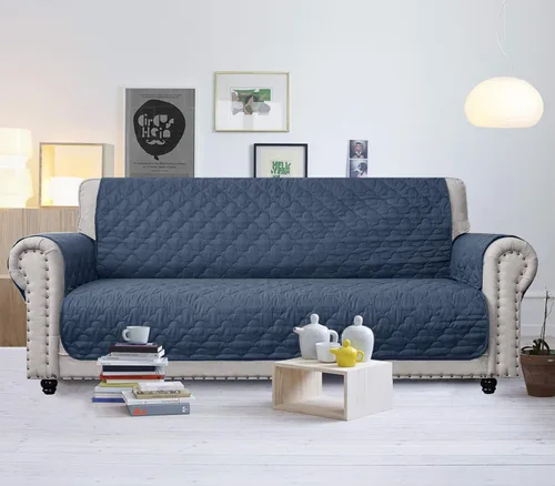 Vista 6 de CHHKON Funda impermeable y antideslizante para sillón reclinable que se mantiene en su lugar, cubierta de sofá para perros, protector de muebles