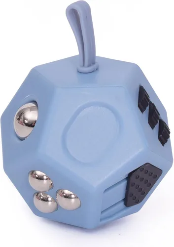 Vista 11 de UOOEFUN Mini Cubo de Juguetes Fidget, Cubo de Juguetes de 12 Lados para Aliviar el Estrés, Ansiedad, Depresión, Autismo para Niños y Adultos, Mejora