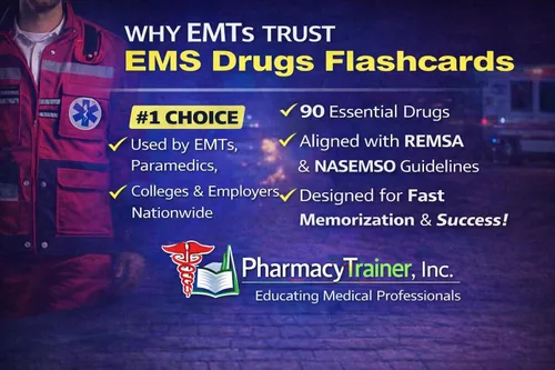 Vista 2 de PharmacyTrainer EMS - Tarjetas didácticas para medicamentos