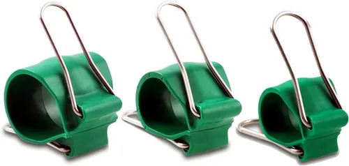 Vista 9 de Clips reutilizables para jardín y cables – Soportes de abrazadera para interiores y exteriores para plantas, cables, cables, tiras de luces