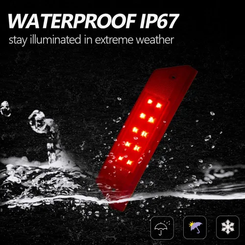Vista 6 de Ranger - Luz trasera compatible con Polaris Ranger 500 700 800 900 2009-2016, repuesto OEM 2411099 (2411099 rojo)