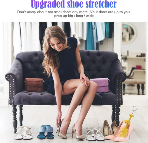 Vista 6 de WMHLXDKJ Shoe Stretcher Women Men,4-way Shoe Widener Shoe Tree,Adjustable Shoe Stretcher Wide Feet,Replaceable Shoe Expander.