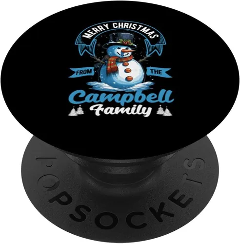 Vista 6 de Campbell Family Christmas Party Costume Snowman Matching PopSockets MagSafe PopGrip for iPhone