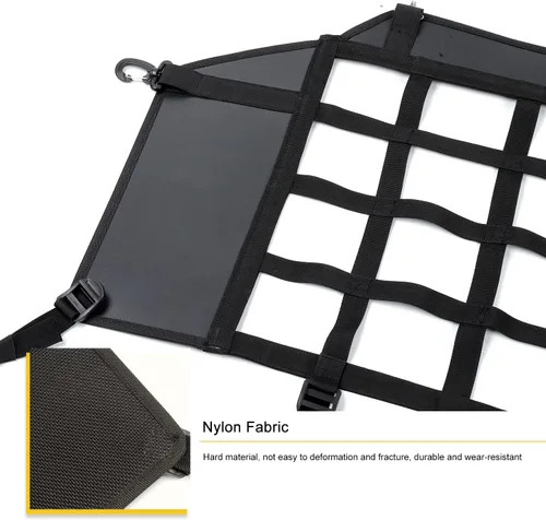 Vista 7 de Red de malla para tronco Bronco Red de carga para perro para Ford Bronco 2021 2022 2023 Accesorios de almacenamiento negros
