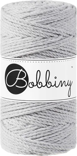 Vista 10 de Bobbiny Cordón de macramé regular de 0.118 in y 3 capas (aguamarina), 108yds/330 pies (100% algodón reciclado)