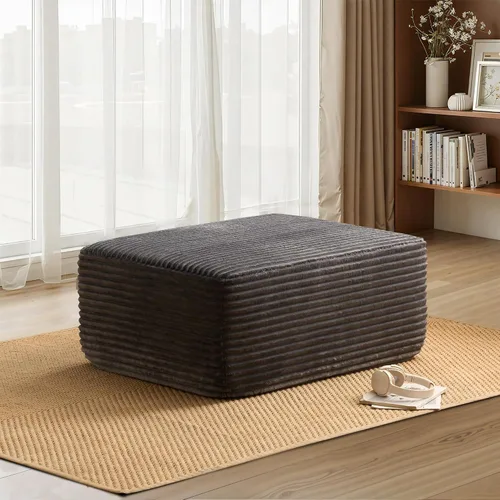 Vista 62 de HOOOWOOO Cloud - Sofás seccionales para sala de estar, sofá modular sin montaje, 110 x 79 pulgadas, de pana afelpada, juego de sofá grande