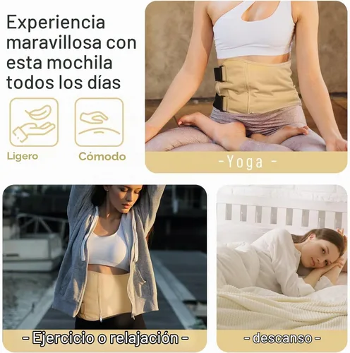 Vista 6 de Langsprit Paquete de aceite de ricino, paquetes de aceite de ricino de algodón para desintoxicación hepática, almohadillas de aceite de ricino