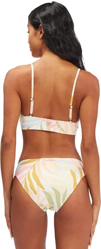 Vista 3 de Billabong Camiseta de bikini clásica con cuello en V para mujer