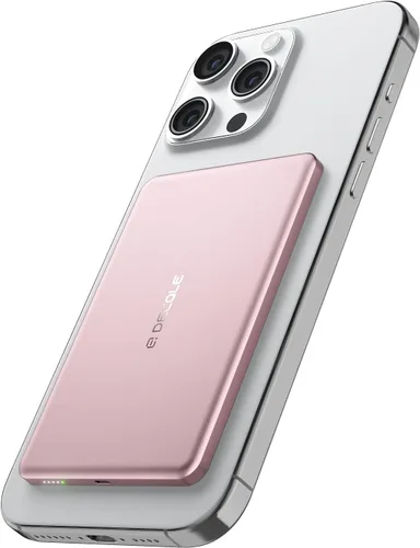 Vista 9 de Banco de energía "Air" para MagSafe 5000mAh, ultra delgado, magnético, inalámbrico, portátil, con cable USB-C, compatible solo con iPhone