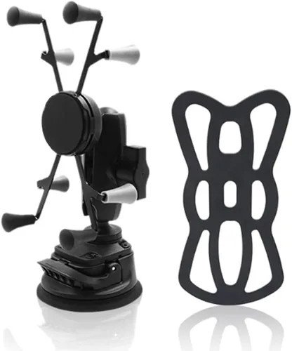 Vista 13 de Strg Soporte para teléfono con brazo de doble enchufe compuesto (mediano) compatible con componentes de bola RAM B de 1 pulgada, soporte de teléfono
