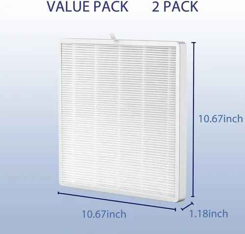 Vista 2 de Ontheone E-300L - Filtro de repuesto True HEPA compatible con MOOKA y MOOKA FAMILY E-300L Purificador de aire para habitaciones grandes, filtro HEPA
