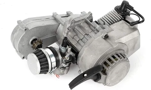 Vista 8 de Kits de Reemplazo de Motor de 4 Tiempos 140CC, Motor Monocilíndrico CDI con Palanca de Arranque a Patada y Palanca de Cambio, Conjunto de Colector