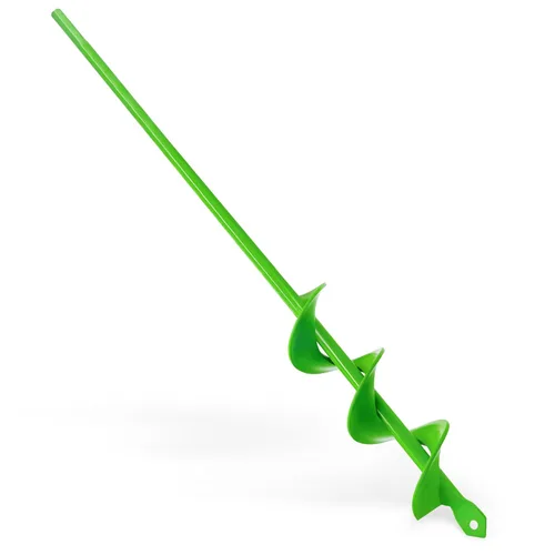 Vista 13 de TCBWFY Broca de taladro de jardín para plantar de 1.6 x 16.5 pulgadas y 3.5 x 16 pulgadas, herramienta de maceta resistente para cavar agujeros