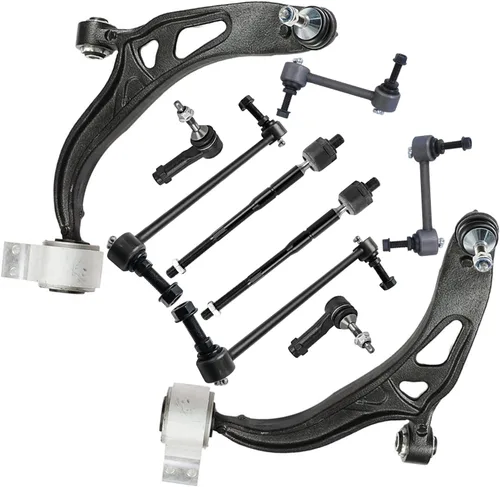 Vista 411 de Detroit Axle - Kit de suspensión frontal de 10 piezas para Dodge Avenger 2008-2014, Chrysler Sebring 2007-2010, 2 brazos de control inferiores, 2
