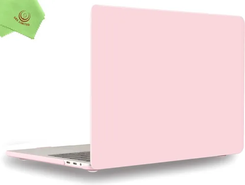 Vista 53 de UESWILL Estuche rígido mate suave compatible con MacBook Pro de 15 pulgadas con Touch Bar y USB-C de 2016-2019, modelo A1990 A1707, negro