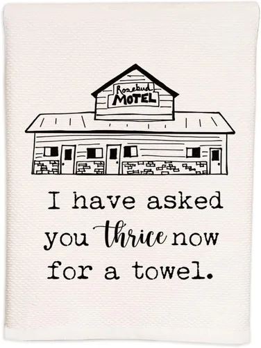 Vista 7 de Moonlight Makers Soft Cotton Waffle Design Hand Towel, Bathroom/Kitchen Farmhouse Decor, Cute Gift, BOHO, Stocking Stuffer (Fold in the Cheese)