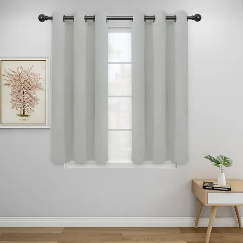 Vista 301 de Easy-Going - Cortinas opacas para dormitorio, aislamiento térmico sólido con ojales, cortinas de ventana para reducción de ruido, cortinas