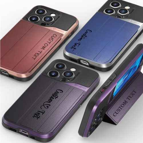 Vista 43 de VENA vCommute - Funda tipo cartera compatible con Apple iPhone 14 (6.1 pulgadas) (protección contra caídas de grado militar), funda de cuero