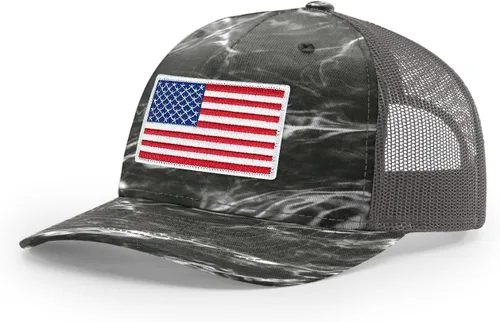 Vista 235 de Joe's USA Richardson 112 - Gorras de camionero con parche gráfico personalizado - Gorras estructuradas de cinco y seis paneles Richardson Premium
