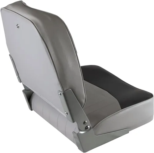 Vista 2 de Wise 8WD734PLS-661 Asiento estándar de espalda baja para barco, Gris/Rojo