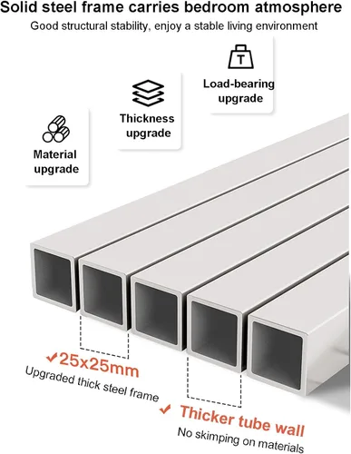 Vista 5 de Escritorio para computadora de oficina en casa, escritorio pequeño de estilo moderno y simple, mesa de trabajo compacta de PC con estantes
