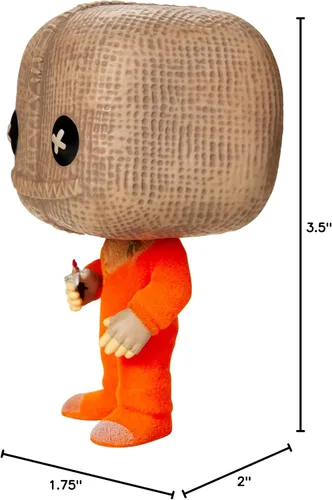 Vista 8 de Funko Figura Spirit Halloween Trick 'r Treat Sam with Razor Flocked POP! Horror Collectible