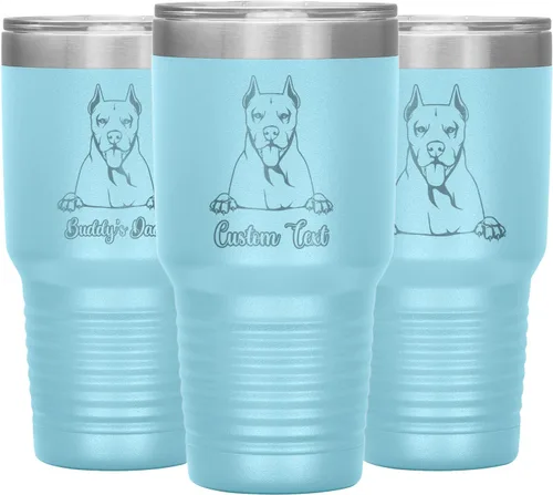 Vista 10 de Personalized Dogo Argentino Dog Mom Dad Tumbler, Dogo Argentino Mommy Daddy Coffee Tumbler, Dogo Argentine Mastiff Christmas Women Men Present, Dog