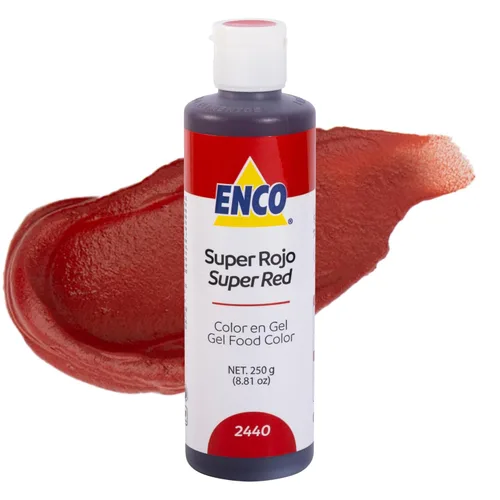 Vista 21 de ENCO Gel Colorante Alimentario Azul Brillante 8.8 oz (250g) Concentrado, Vegano AZUL BRILLANTE 1131