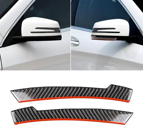 Vista 12 de para Mercedes-Benz Clase C W204 2011-2013 Real Cubierta de Panel de Fibra de Carbono Suave para Aire Acondicionado, Adhesivo de Marco de Panel