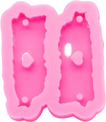Vista 6 de Moldes de resina de silicona con forma de mapa de Puerto Rico, hechos a mano, moldes de silicona epoxi hechos a mano, aretes de moda, pulsera