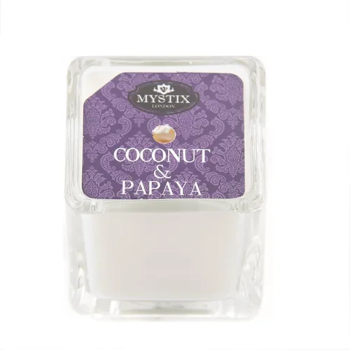 Vista 4 de Mystix London - Vela perfumada (5 unidades, 8 cl), aroma de coco y papaya