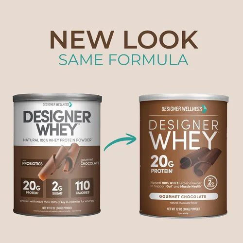 Vista 2 de Polvo de proteína de suero 100 % premium de Designer Protein, 1020W130, 1, 1
