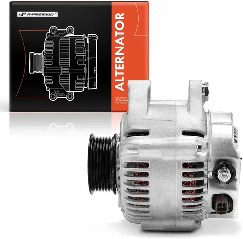 Vista 8 de A-Premium Alternador compatible con Toyota Sienna 1998-2003 3.0L, 12V 100A polea de 6 ranuras en el sentido de las agujas del reloj, reemplazo #