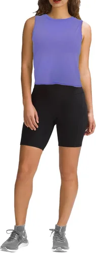 Vista 5 de sissycos Camisetas deportivas sin mangas con espalda cruzada para mujer, ajuste holgado