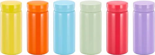 Vista 11 de Mini Thermos Bonita Botella de Agua - Matraz Pequeño Diminuto Aislado al Vacío de Acero Inoxidable 18/10 de 7 oz - A Prueba de Fugas y Derrames