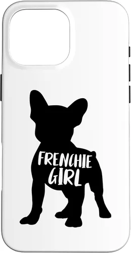 Vista 19 de Funda para iPhone 17 con diseño de bulldog francés con diseño divertido de Frenchie Girl