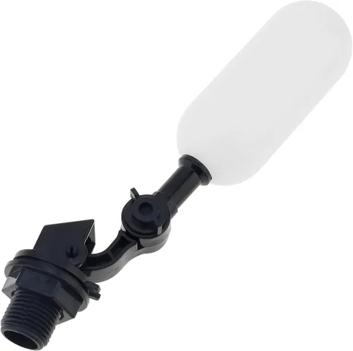 Vista 8 de Válvula de flotador, 2 unidades de 1/2 pulgada de control de nivel de agua de brazo ajustable válvula de agua de llenado automático para ganado