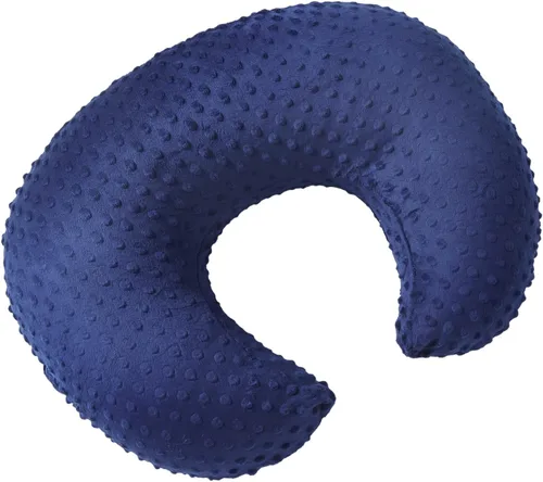Vista 11 de Funda de almohada de lactancia con lunares, funda de almohada de felpa para lactancia materna Funda para almohada de lactancia, transpirable, Negro