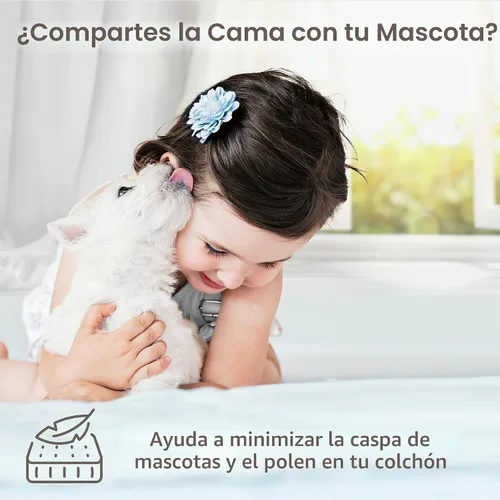 Vista 6 de SafeRest Protector de colchón impermeable tamaño individual – Funda de cama suave, transpirable y ajustada con bolsillos elásticos de 18" – Funda