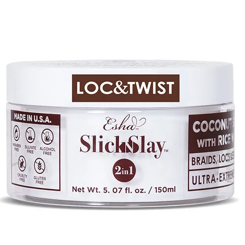 Vista 11 de Esha Slick N Slay - Gel trenzado 3 en 1 para trenzas y bordes, sujeción ultra extrema para el cabello, brillo hidratante y acondicionador, gel