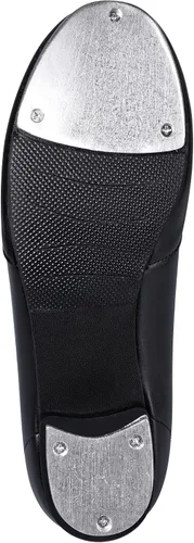 Vista 2 de Linodes Zapatos de baile unisex de cuero suave en la parte superior con elásticos para mujeres y hombres