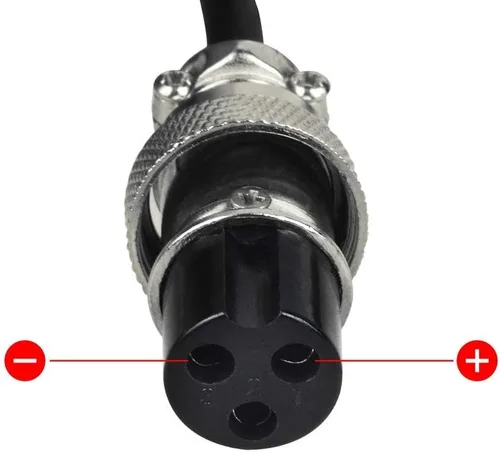 Vista 3 de ABLEGRID Adaptador de CA de 24V 2A para la fuente de alimentación eléctrica de la vespa eléctrica de la fuerza de la maquinilla de afeitar Go Kart