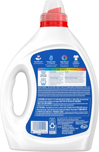 Vista 2 de Detergente líquido para ropa sensible y libre de persil, 110 cargas, 82.5 onzas líquidas